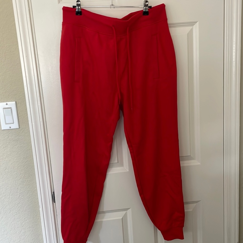 Red Fashion Nova sweatpants size L